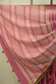 Mauve HBP Cotton Saree - SRMCS3536