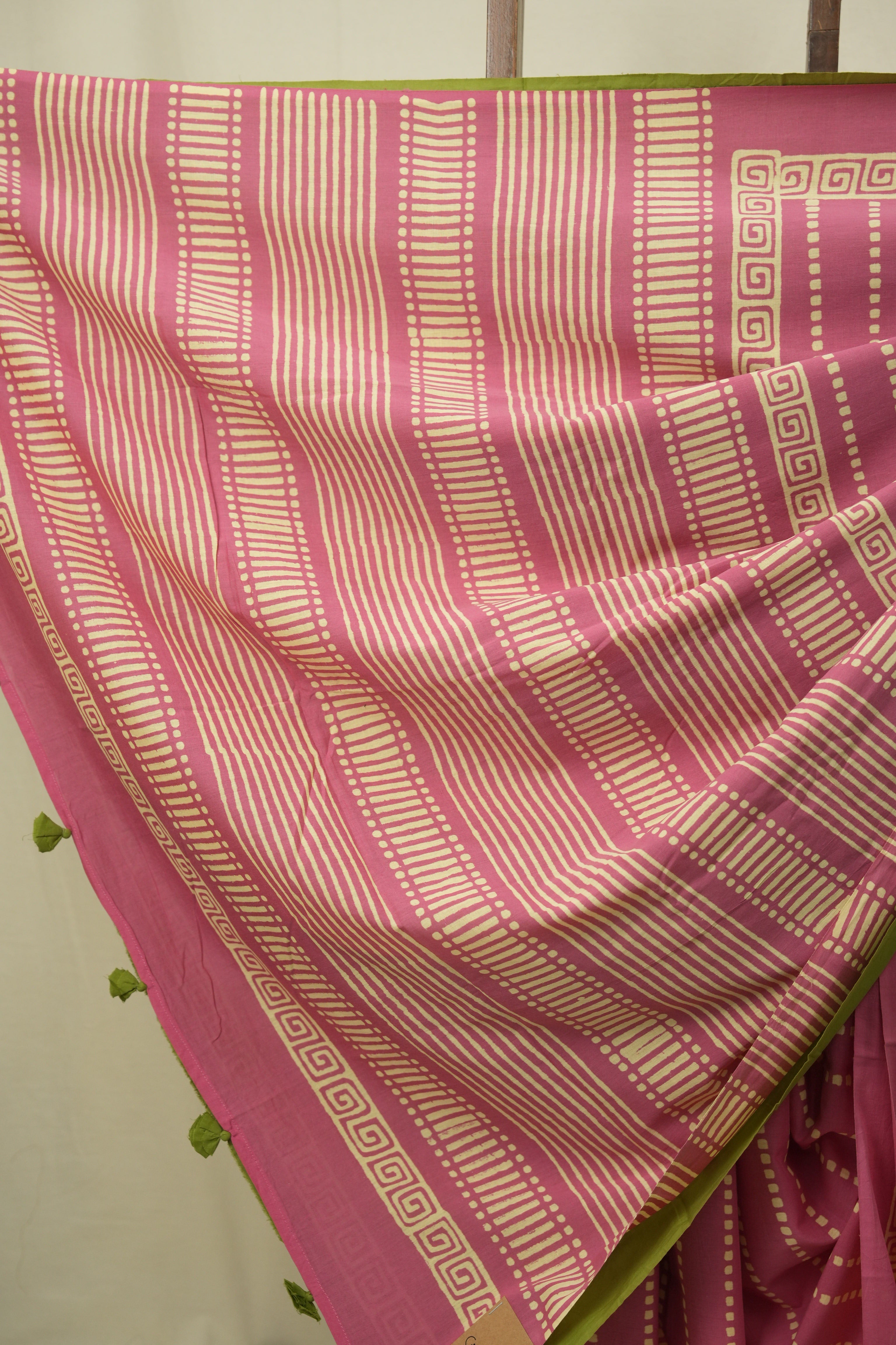 Mauve HBP Cotton Saree - SRMCS3536
