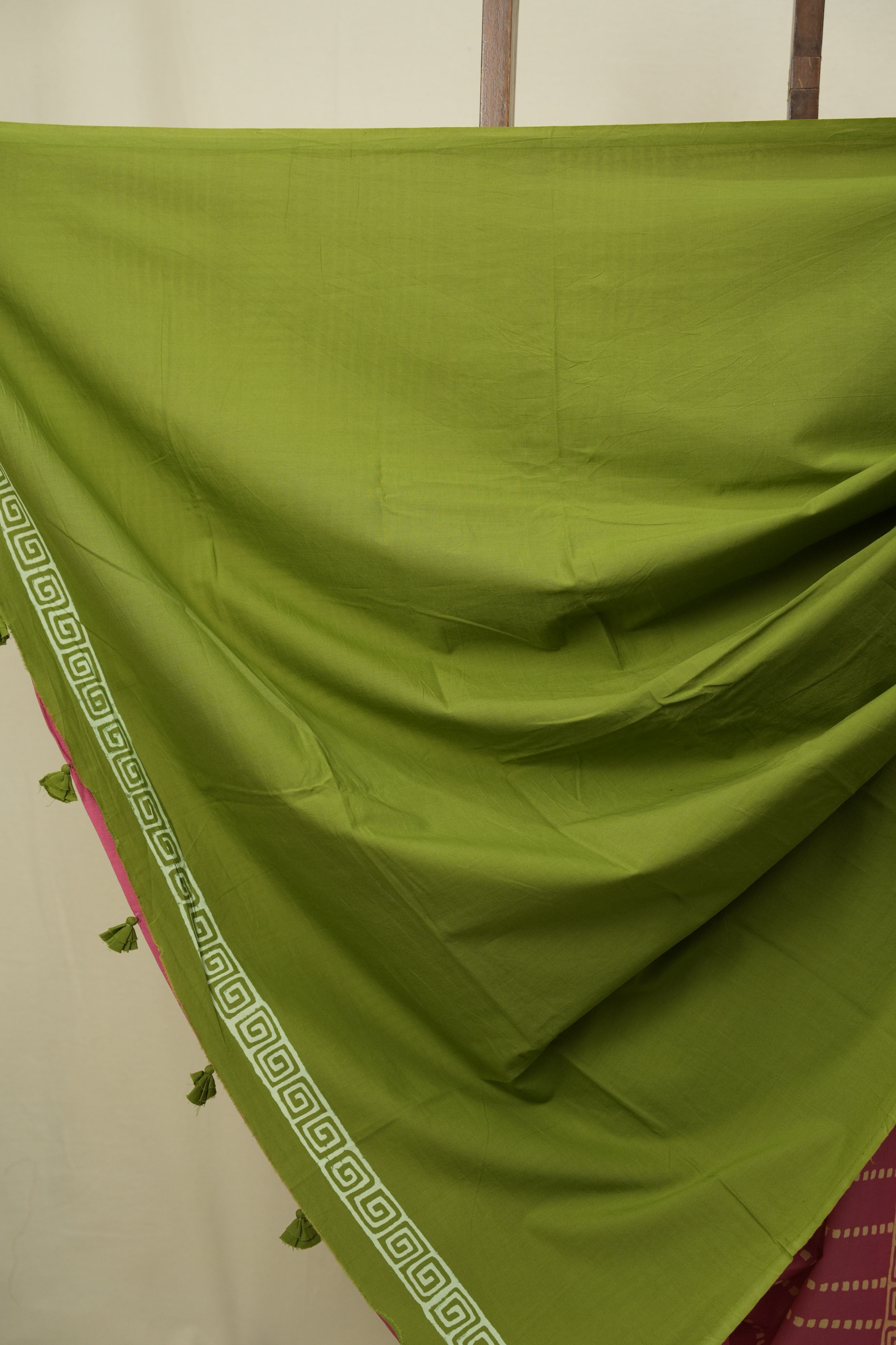 Mauve HBP Cotton Saree - SRMCS3536
