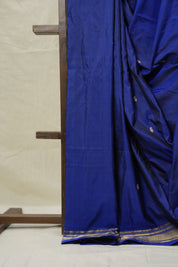 Navy Blue Silk Paithani Saree - SRNBSPS772