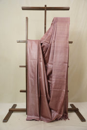 Pink Tussar Silk Saree - SRPTSS1838