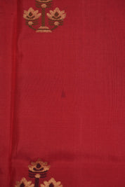 Red Soft Silk Saree - SRRSSS64-PI