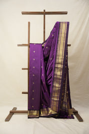 Purple Silk Paithani Saree - Saavari - SSPSPS24