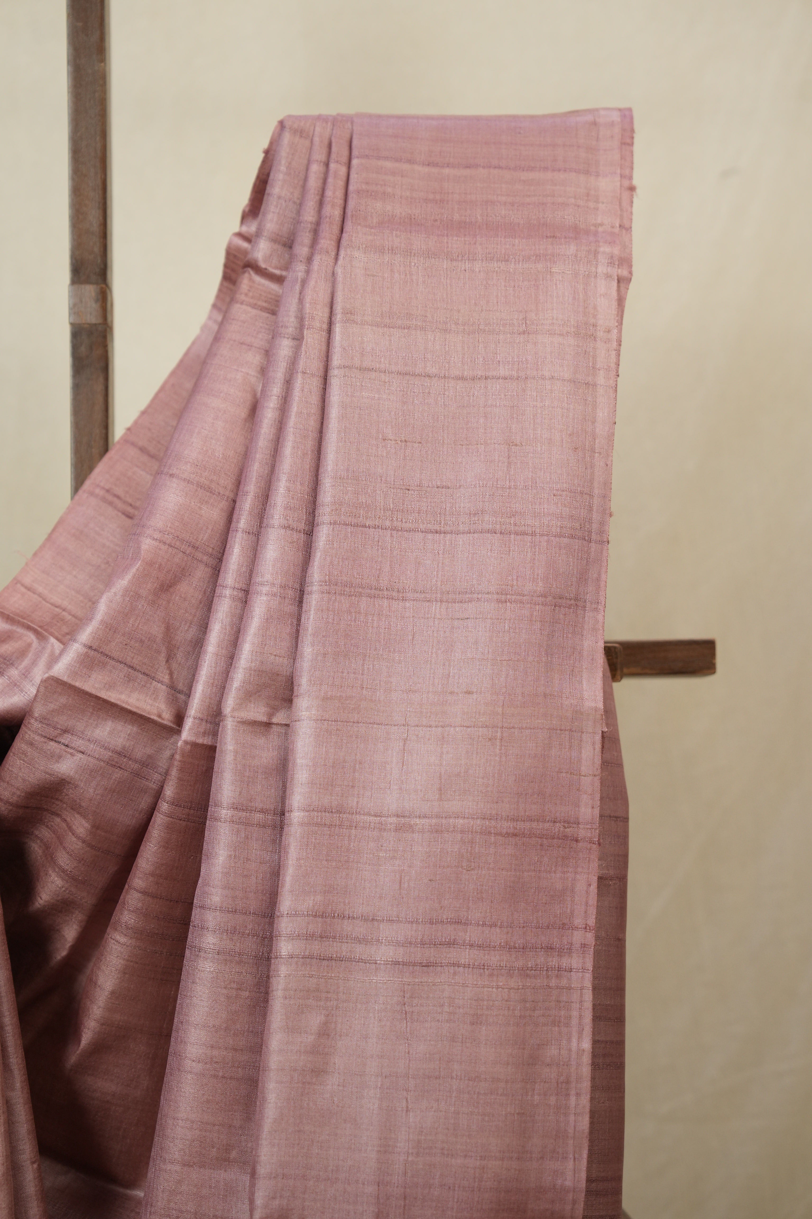 Pink Tussar Silk Saree - SRPTSS1838