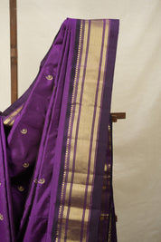 Purple Silk Paithani Saree - Saavari - SSPSPS24