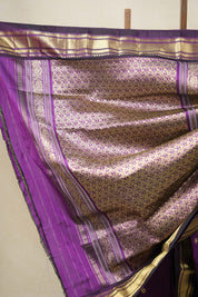 Purple Silk Paithani Saree - Saavari - SSPSPS24