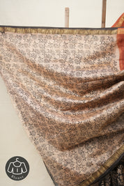 Red HBP Cotton Silk Saree With Maheshwari Border - SRRCSS1294