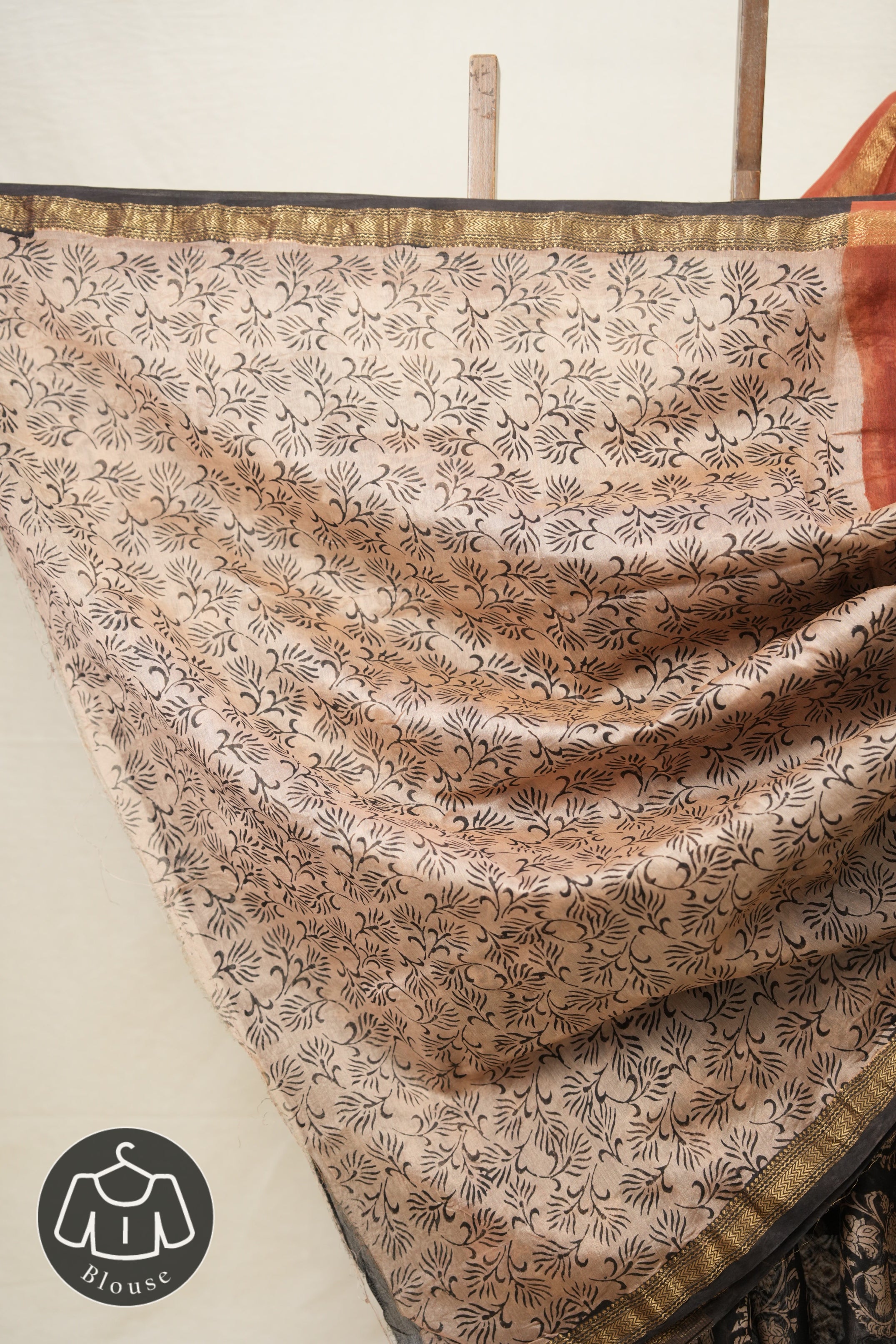 Red HBP Cotton Silk Saree With Maheshwari Border - SRRCSS1294