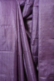 Purple Tussar Silk Saree - SRYTSS1841