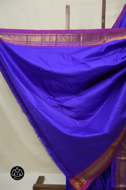 Blue Silk Paithani Saree - SRBSPS773