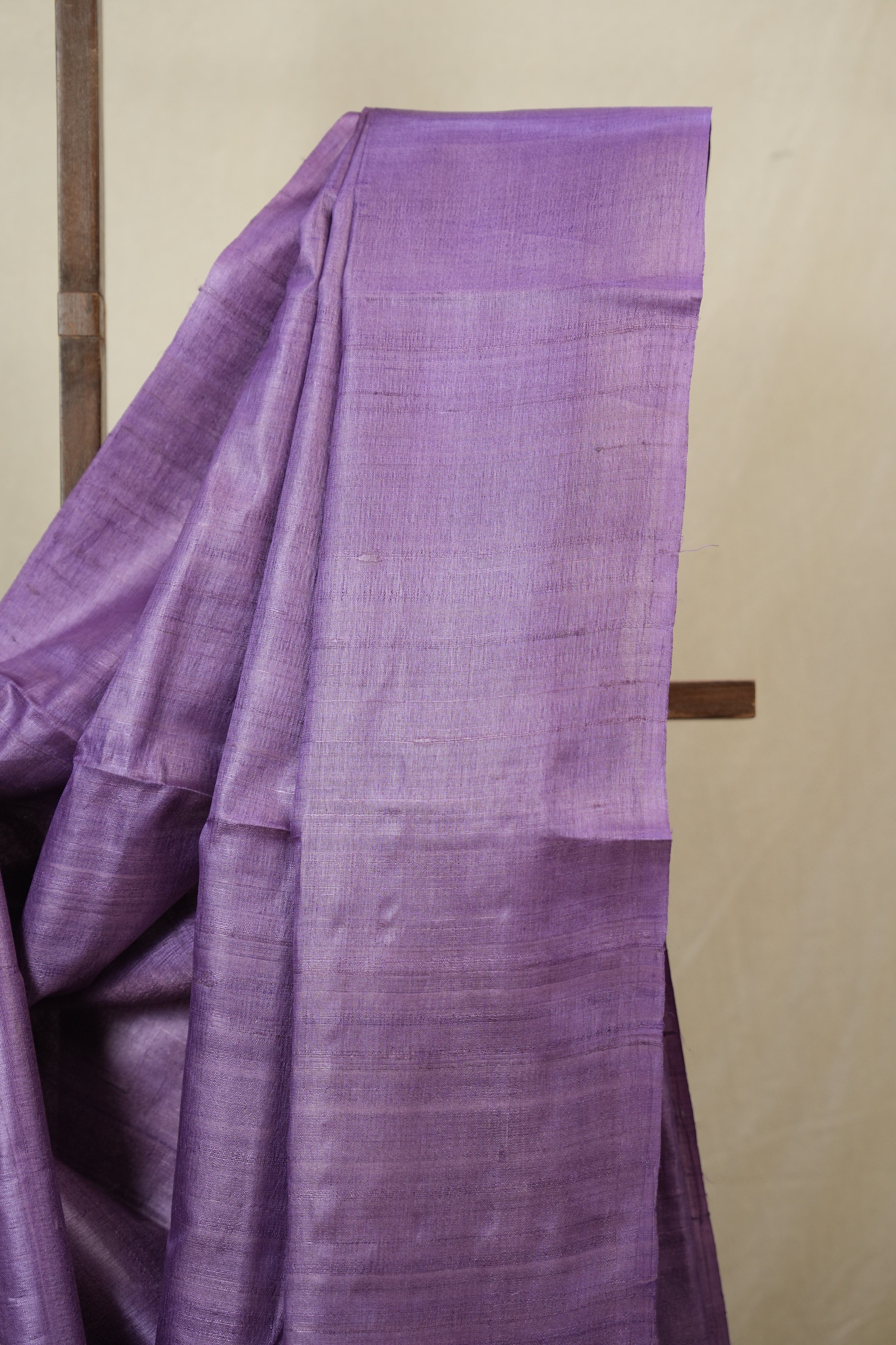 Purple Tussar Silk Saree - SRYTSS1841