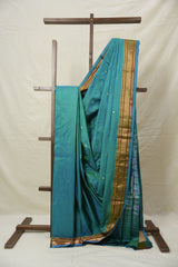 Peacock Green Silk Paithani Saree - SRPGSPS763