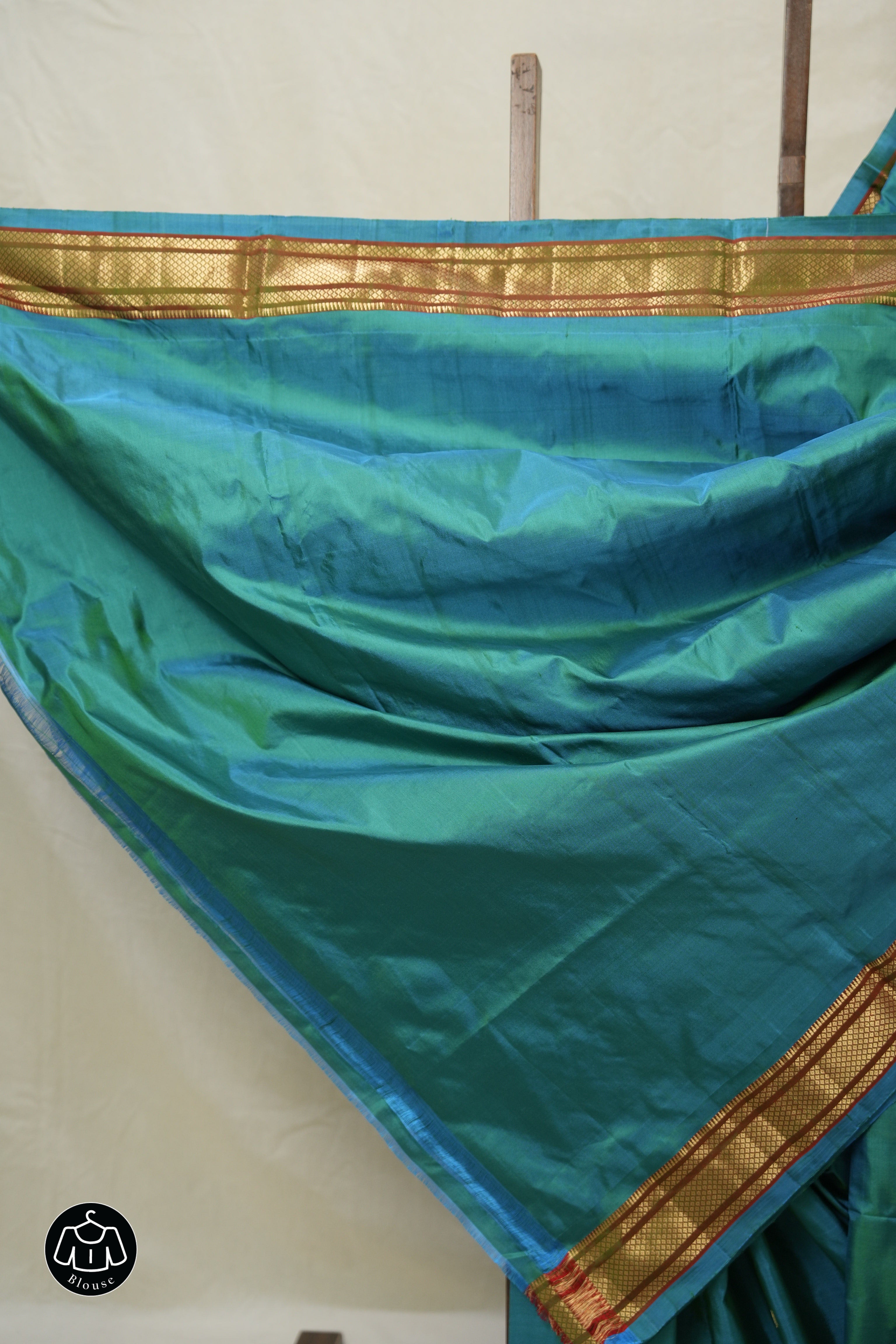 Peacock Green Silk Paithani Saree - SRPGSPS763