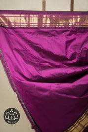Magenta Silk Paithani Saree - Saavari - SSMSPS25