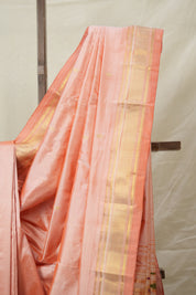 Peach Silk Paithani Saree - SRPSPS765
