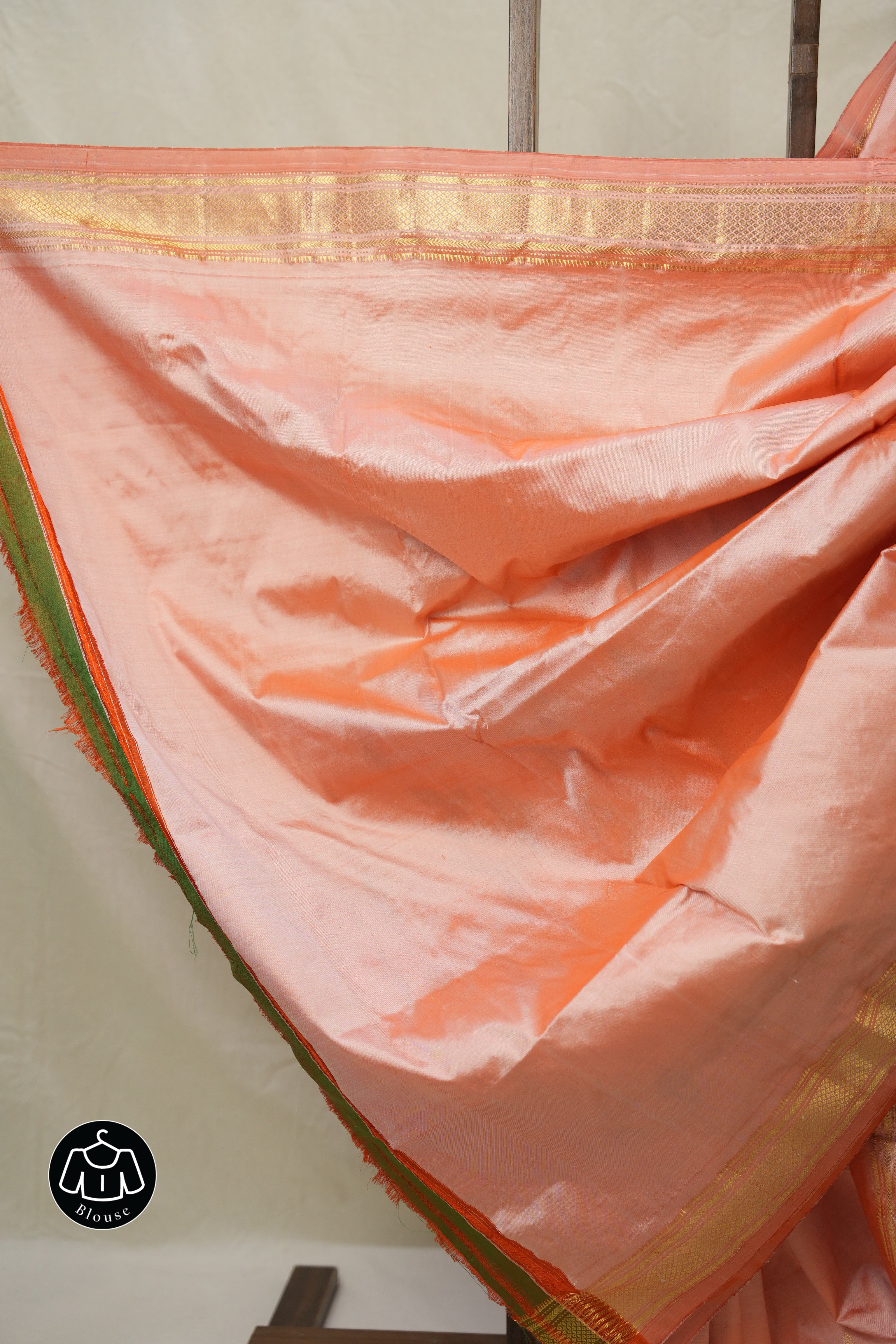 Peach Silk Paithani Saree - SRPSPS765