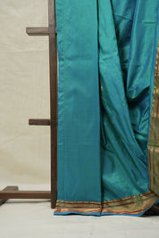 Teal Green Silk Paithani Saree - SRTGSPS767