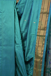 Teal Green Silk Paithani Saree - SRTGSPS767