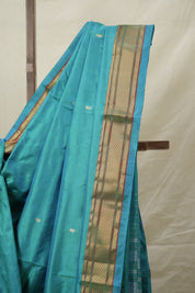 Teal Green Silk Paithani Saree - SRTGSPS767