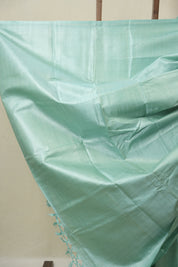 Blue Tussar Silk Saree - SRBTSS1859