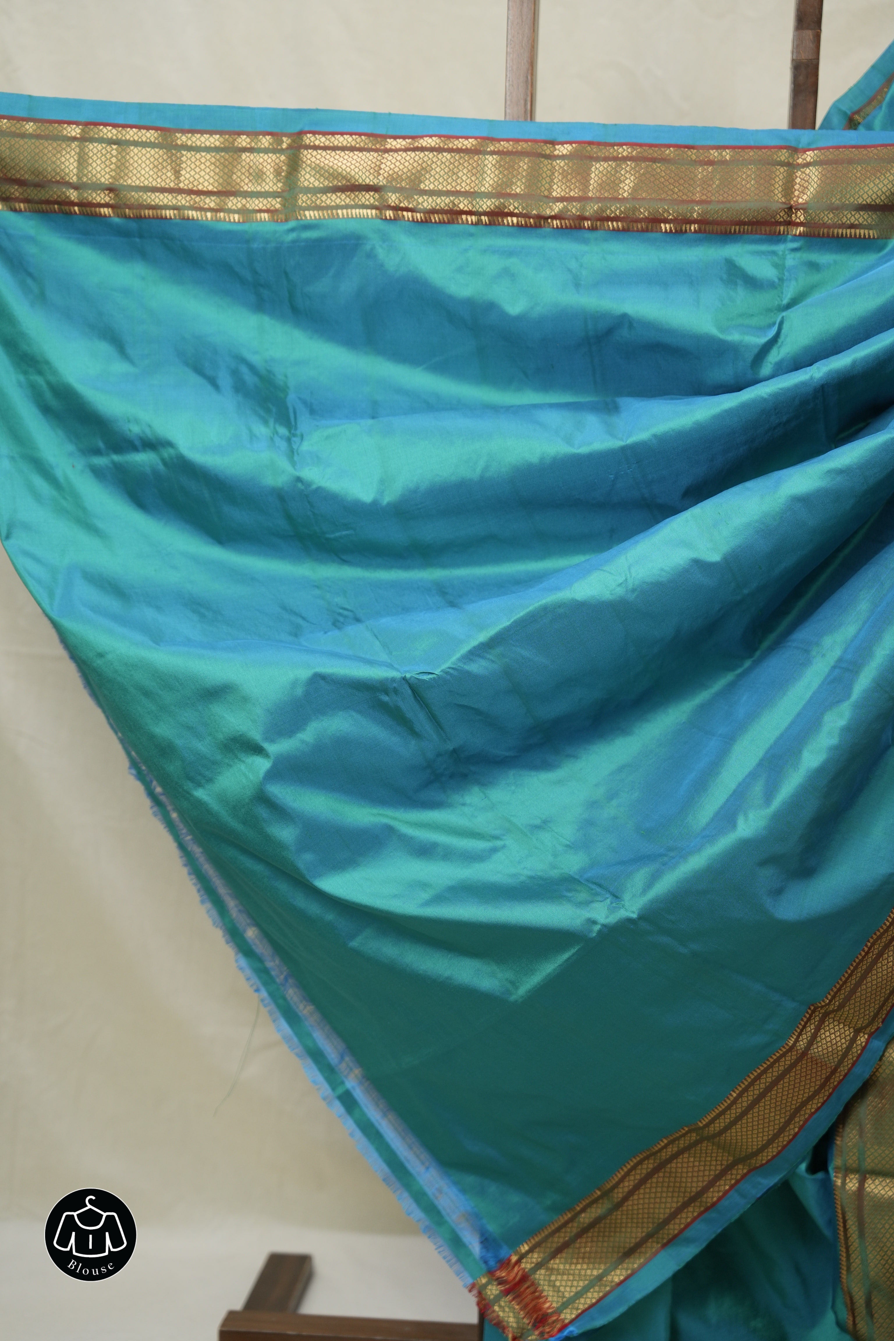 Teal Green Silk Paithani Saree - SRTGSPS767