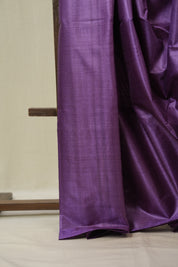 Purple Tussar Silk Saree - SRPTSS1862