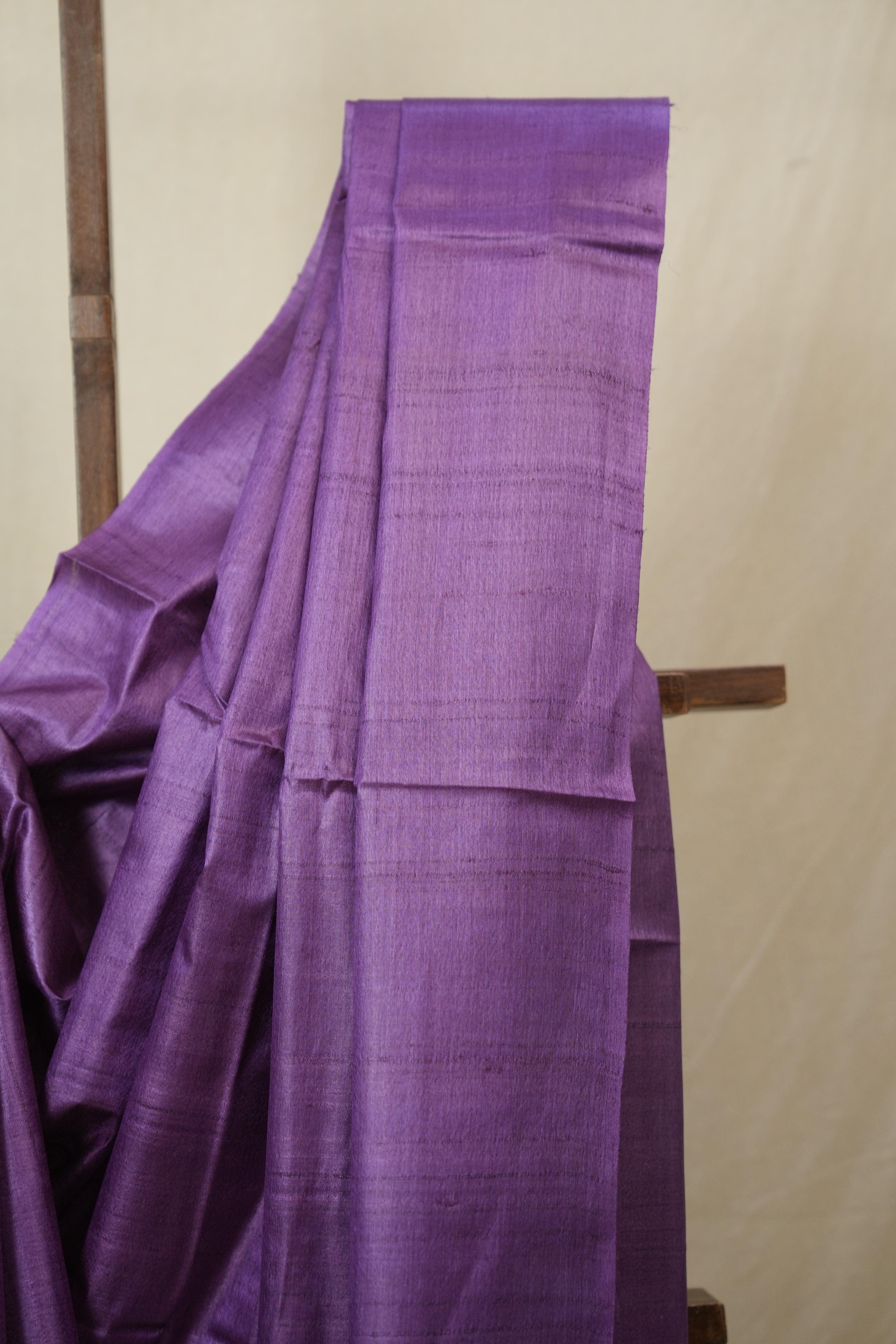 Purple Tussar Silk Saree - SRPTSS1862