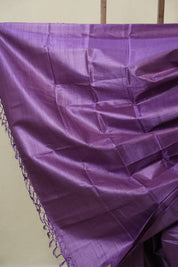 Purple Tussar Silk Saree - SRPTSS1862