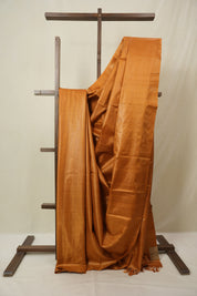 Orange Tussar Silk Saree - SROTSS1861