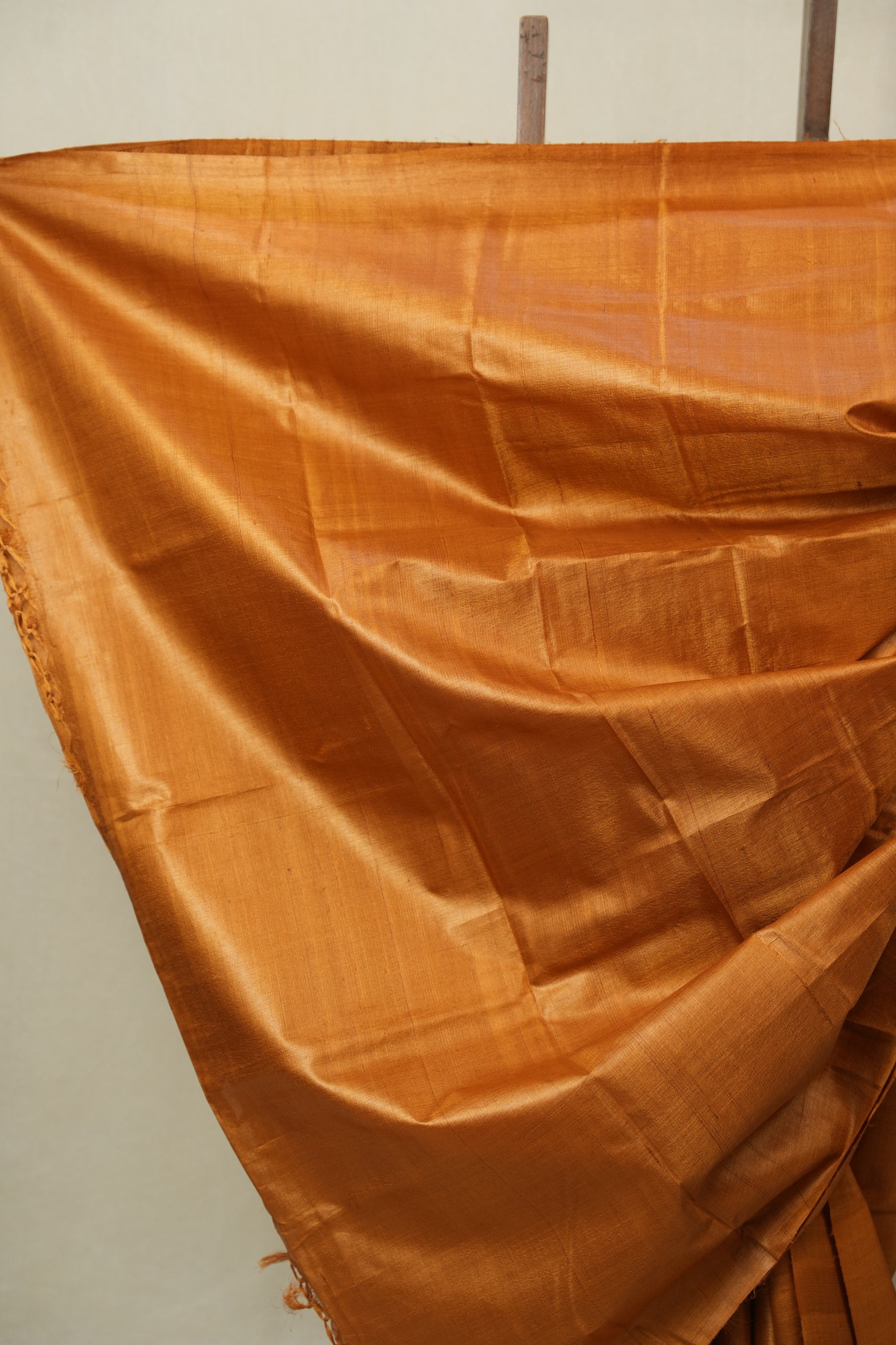 Orange Tussar Silk Saree - SROTSS1861