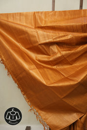 Orange Tussar Silk Saree - SROTSS1861
