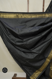 Black Silk Paithani Saree - SRBSPS770