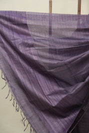Purple Tussar Silk Saree - SRPTSS1831