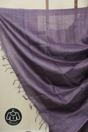 Purple Tussar Silk Saree - SRPTSS1831