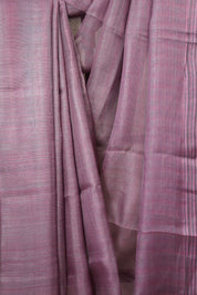 Lilac Tussar Silk Saree - SRLTSS1834