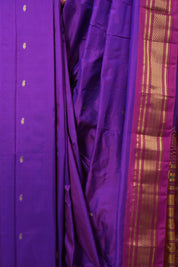 Purple Silk Paithani Saree - SRPSPS762