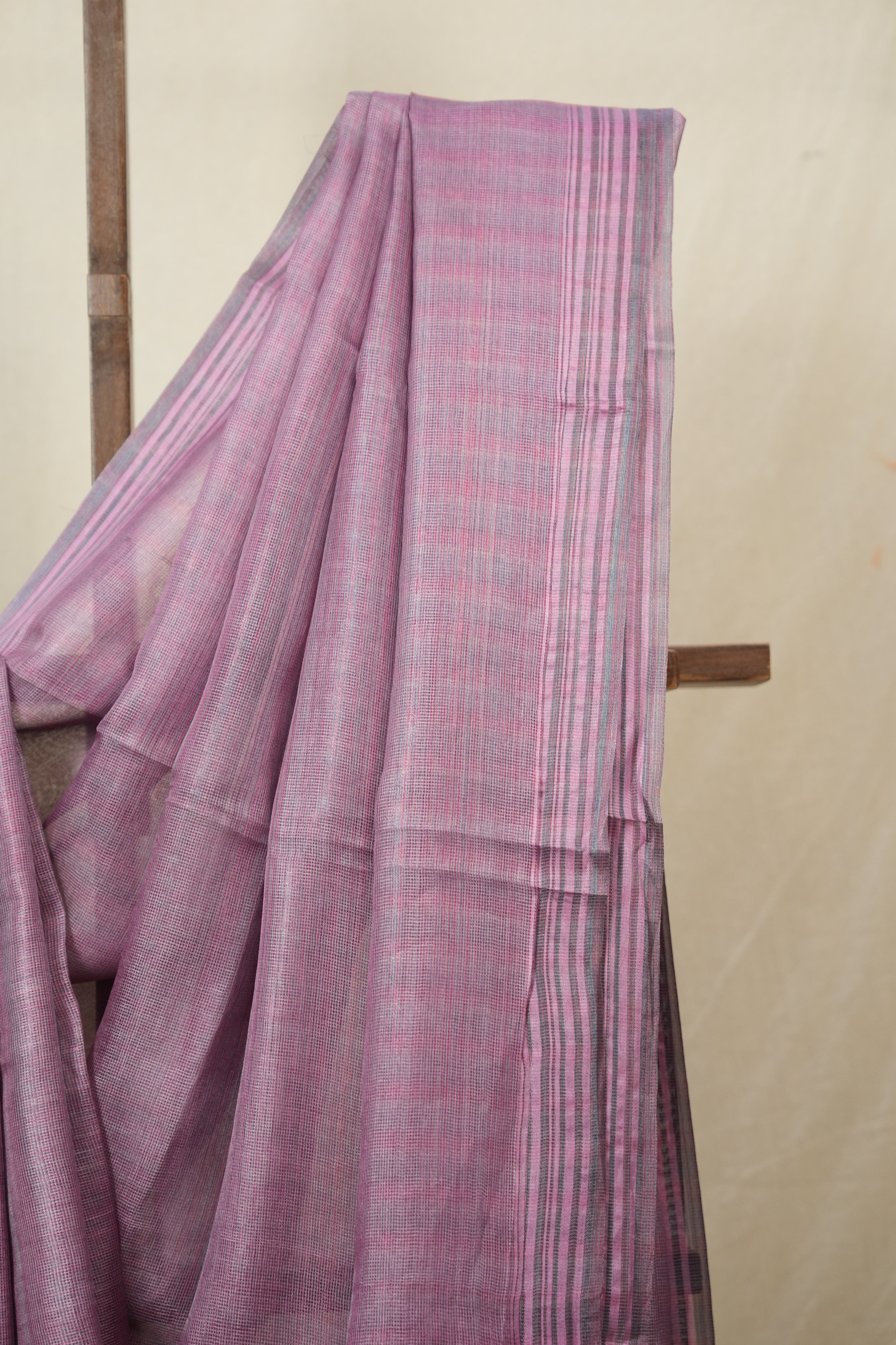 Lilac Tussar Silk Saree - SRLTSS1834