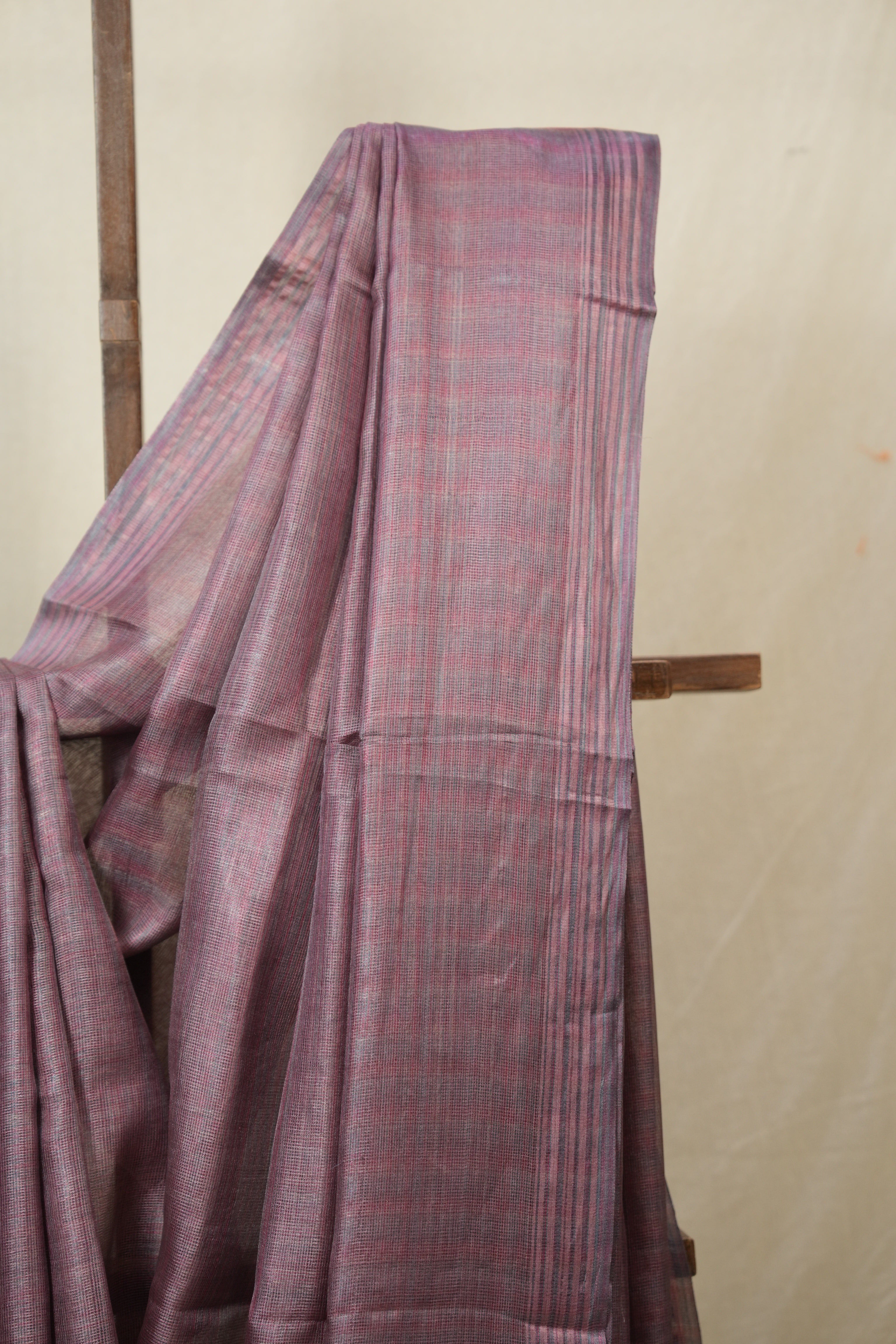 Pink Tussar Silk Saree - SRPTSS1829