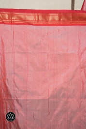 Two Tone Peach Pink Silk Paithani Saree - SRTTPPSPS771
