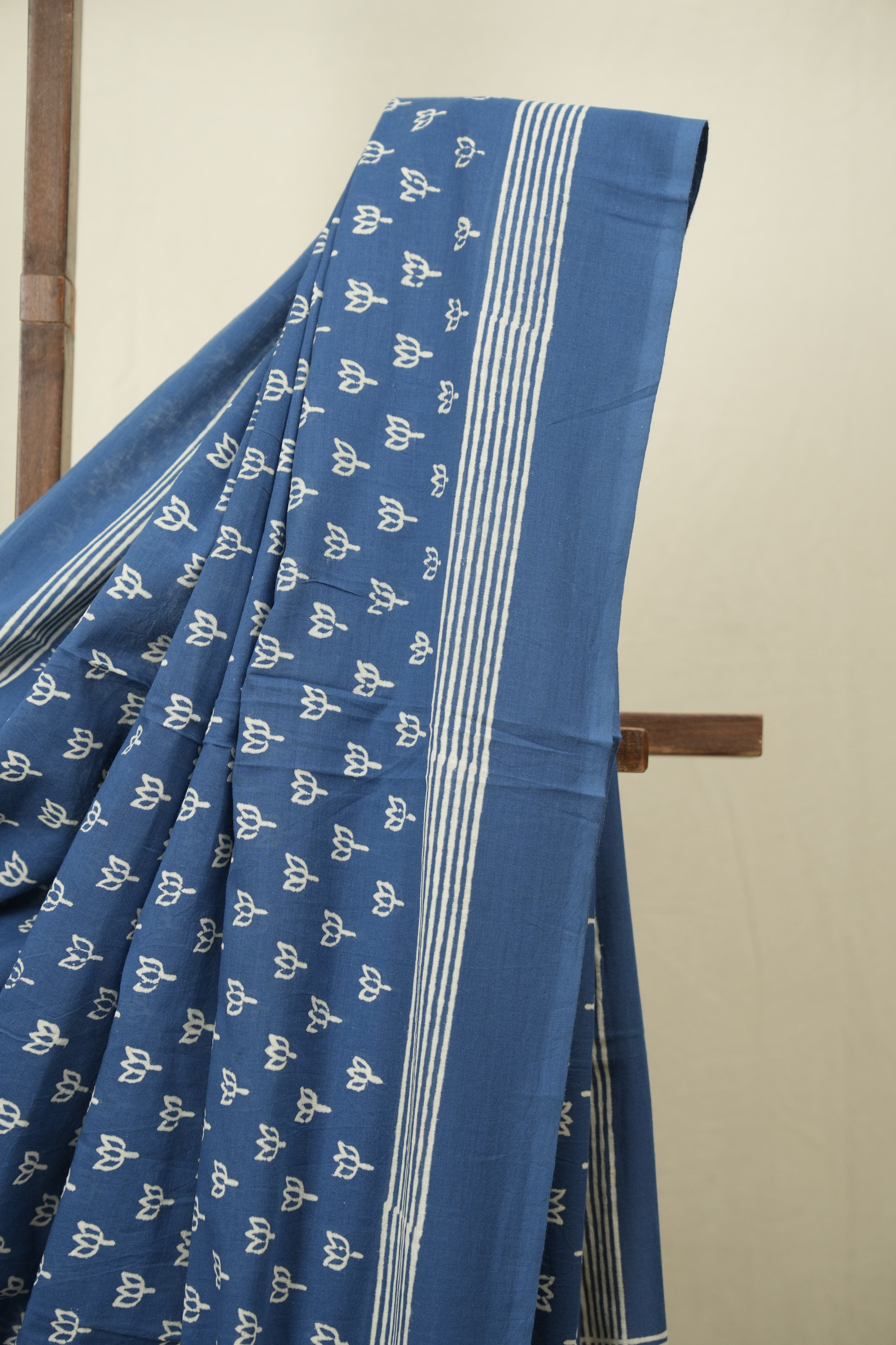 Blue HBP Cotton Saree - SRBCS3545