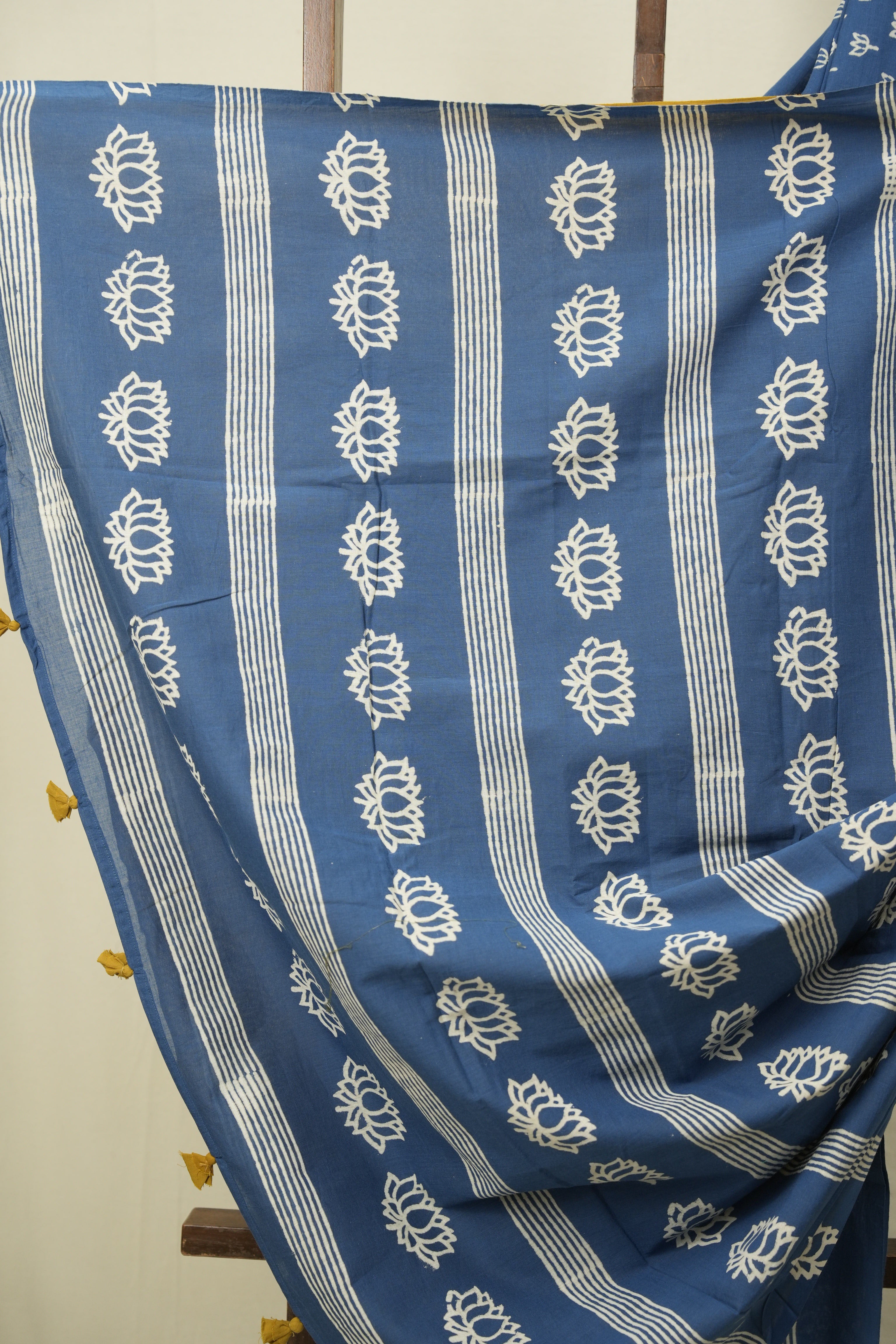 Blue HBP Cotton Saree - SRBCS3545