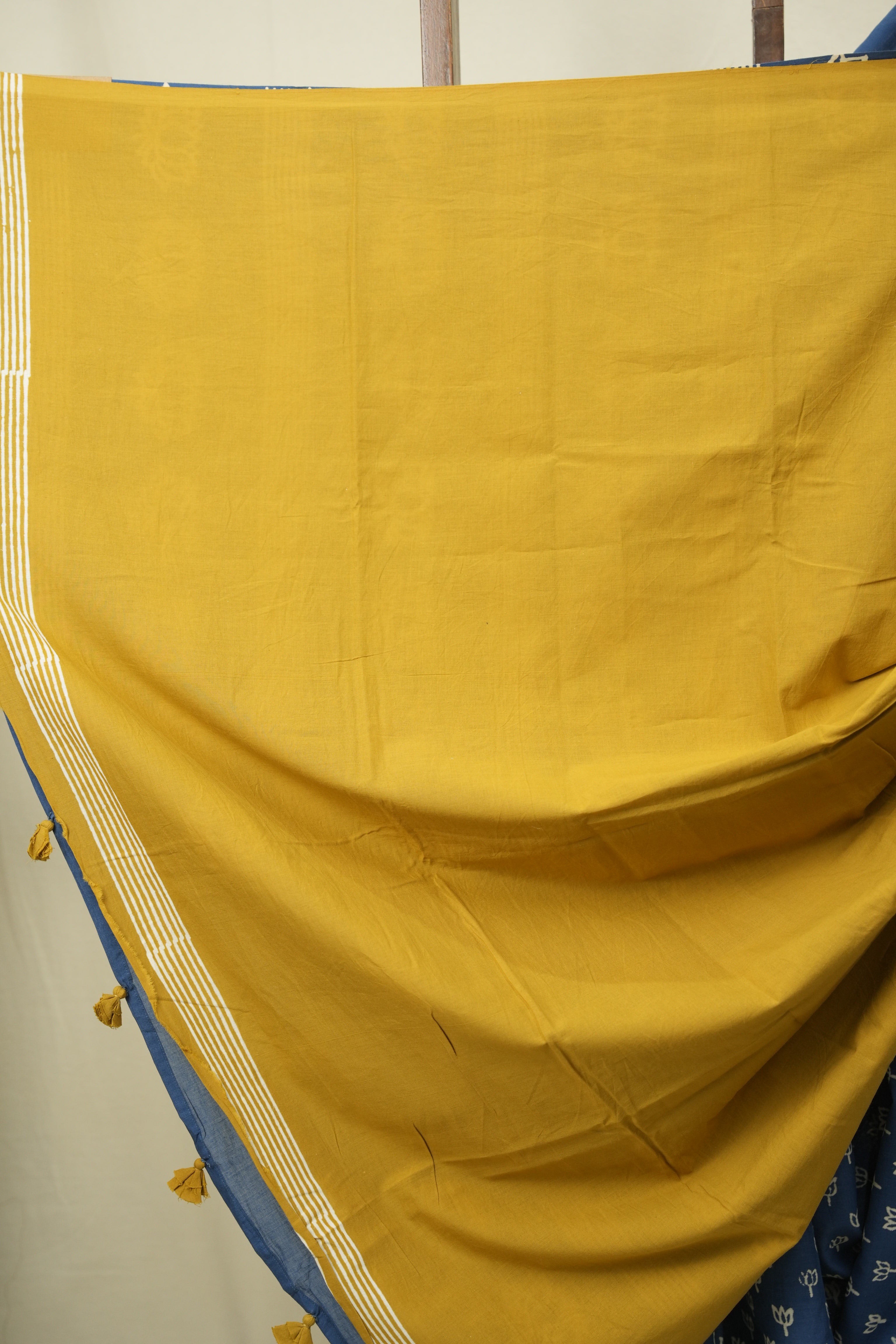 Blue HBP Cotton Saree - SRBCS3545