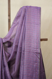 Purple Tussar Silk Saree - SRPTSS1826