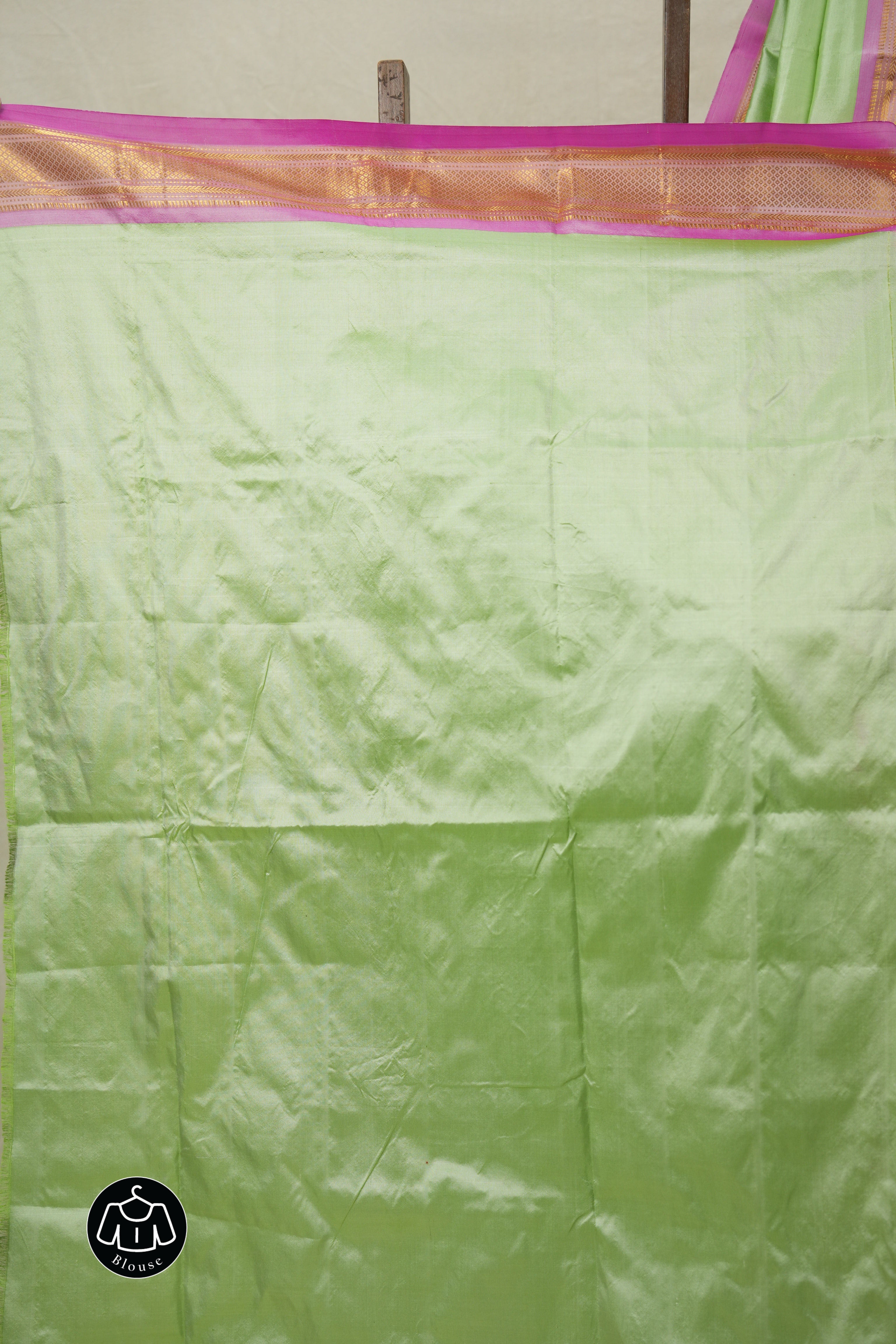 Mint Green Silk Paithani Saree - SRMGSPS768