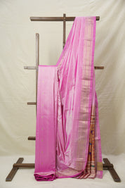 Two Tone Pink Silk Paithani Saree - SRTTPSPS769