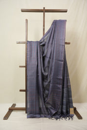 Purple Tussar Silk Saree - SRPTSS1820
