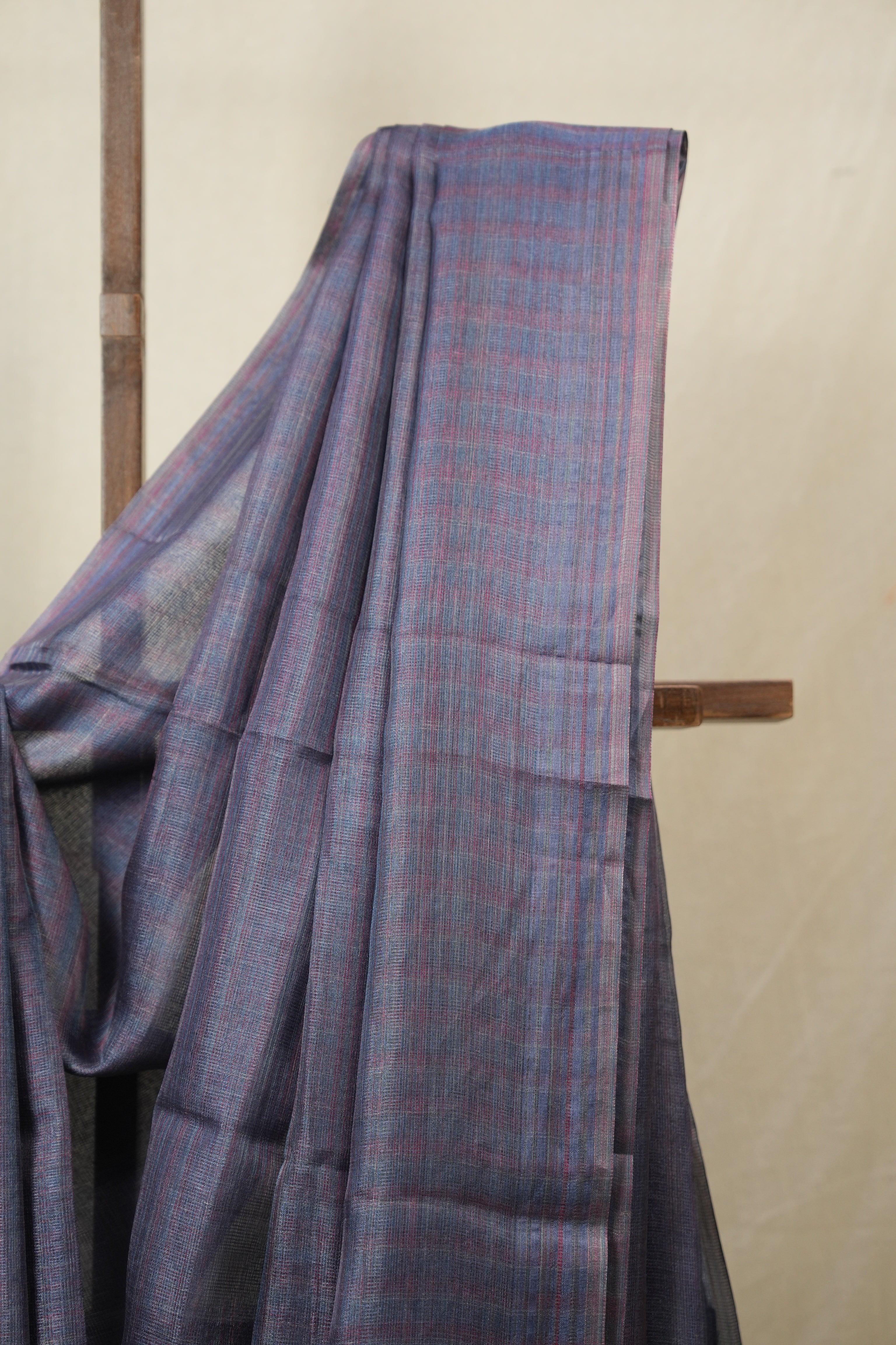Purple Tussar Silk Saree - SRPTSS1820