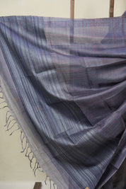 Purple Tussar Silk Saree - SRPTSS1820