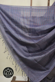 Purple Tussar Silk Saree - SRPTSS1820