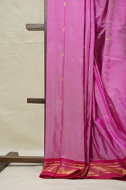 Two Tone Pink Silk Paithani Saree - SRTTPSPS774